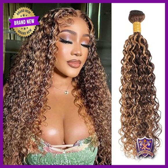 18 Inch Human Hair Extensions Water Wave Curly Bundle Virgin Hair main image 6